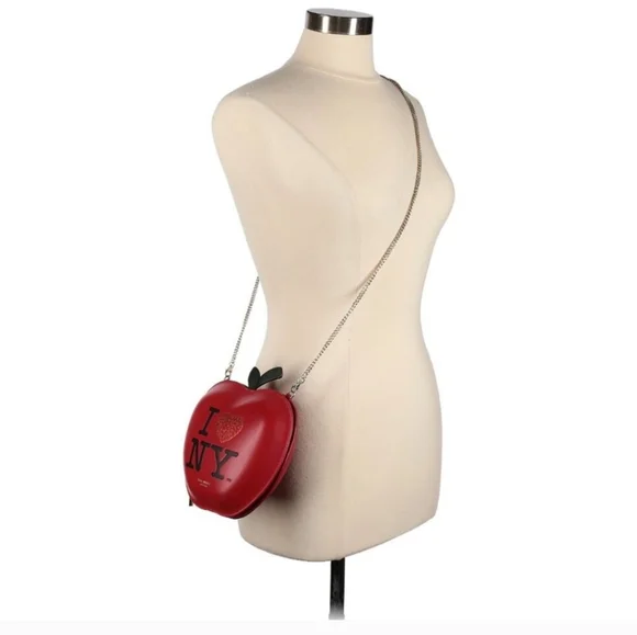 NWT Kate Spade Red I Heart NY Crossbody Bag - Picture 5 of 7